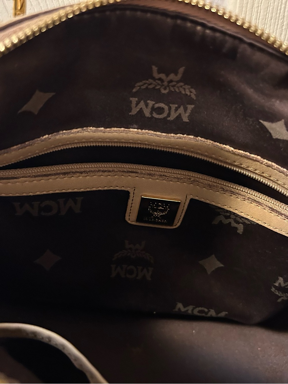 MCM satchel handbag - Picture 9 of 12